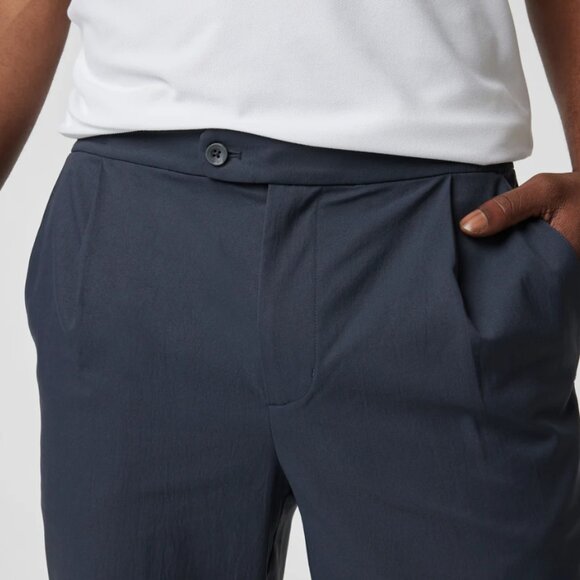 Vuori Cascade Elastic Waist Trouser Stretch Twill Pants 33 Navy NWT $158 - Picture 2 of 6